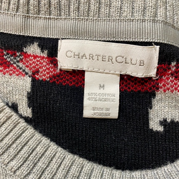 Charter Club Scottie Dog Novelty Sweater - Picture 12 of 13